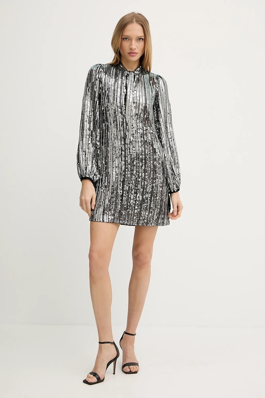 Šaty Pinko 104683.A2DE strieborná SS25