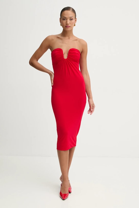 Pinko sukienka 105021.A2GS czerwony SS25