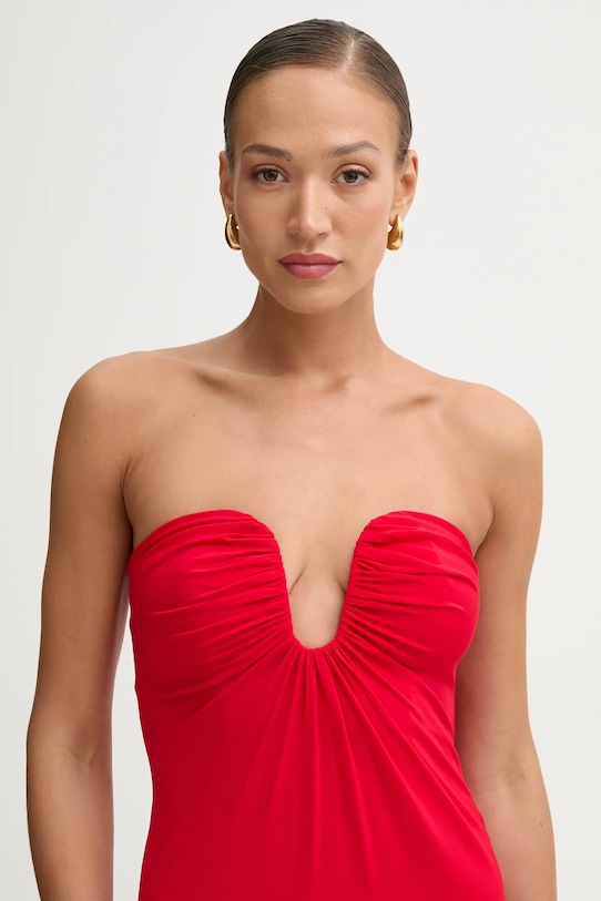 Pinko sukienka czerwony 105021.A2GS