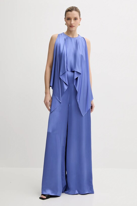 Pinko kombinezon tkanina fioletowy 104993.A2GZ