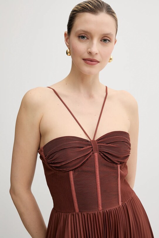 Φόρεμα Pinko καφέ 104994.A2DM