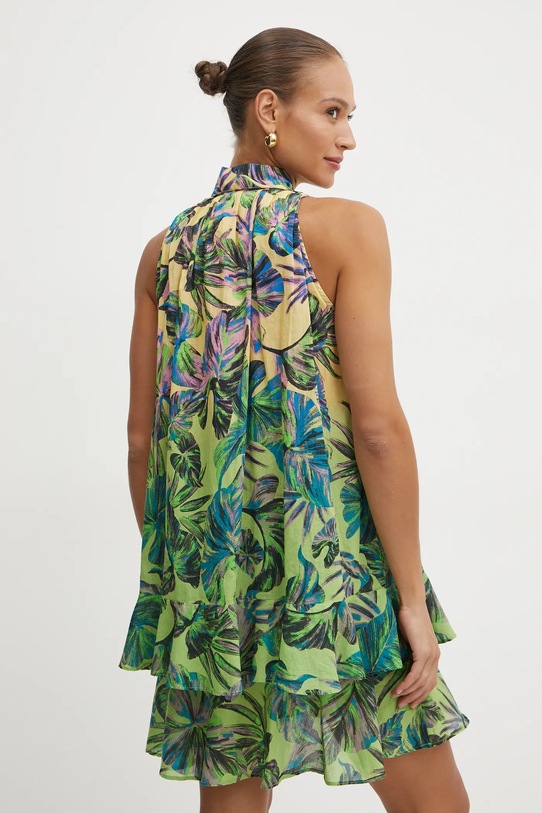 Odzież Pinko sukienka bawełniana 104720.A2EZ żółty