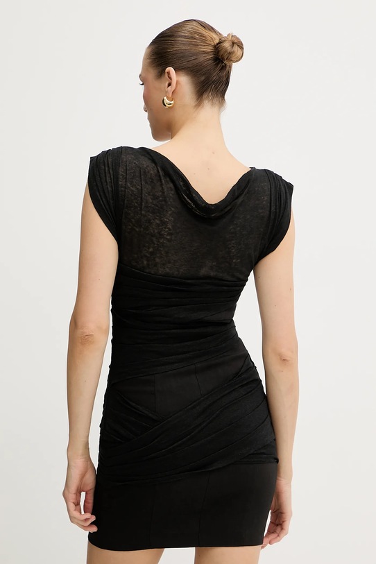 Одежда Льняное платье Pinko 104872.A2GF чёрный