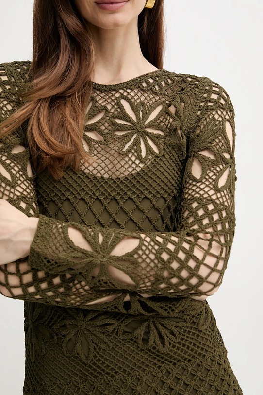 Pinko rochie verde 104731.A2FF