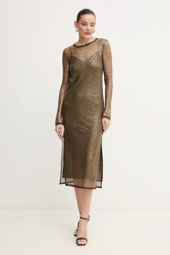 Pinko sukienka 104709.A2EX zielony SS25