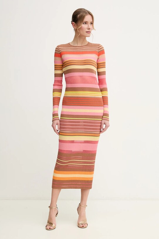 Pinko sukienka casual brązowy 104639.A2E8