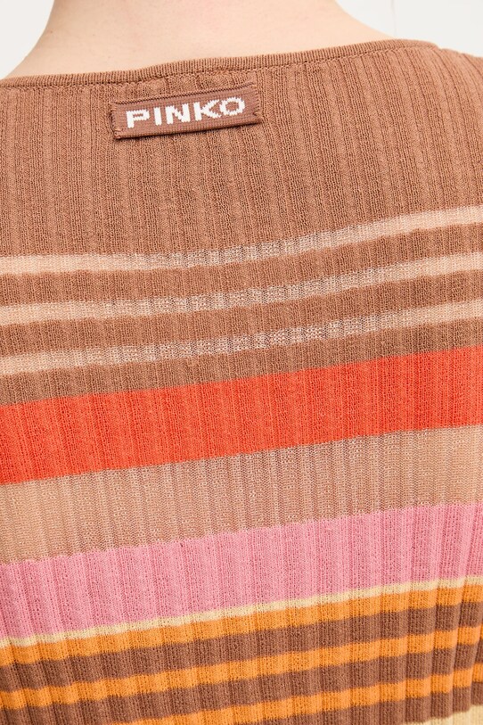 Pinko sukienka brązowy 104639.A2E8