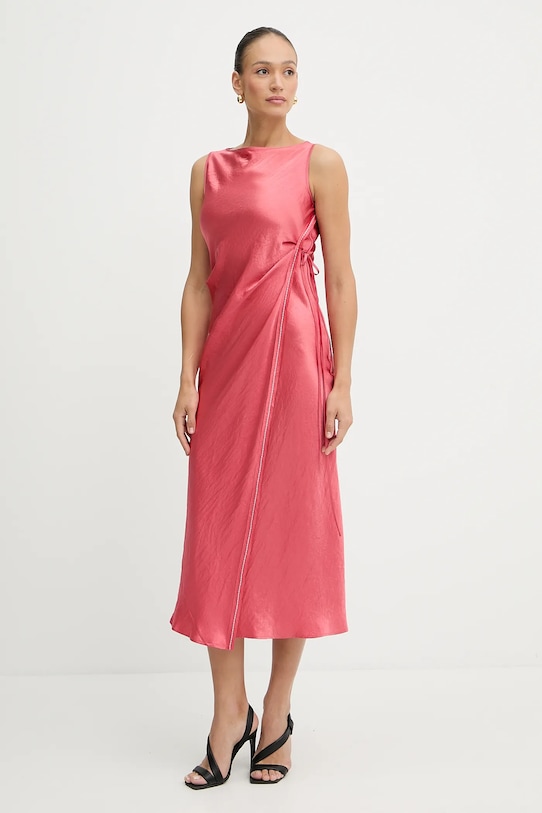 Φόρεμα Pinko στρογγυλό ροζ 105011.A2BU