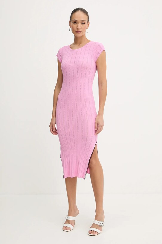Odzież Pinko sukienka 104745.A2FR różowy