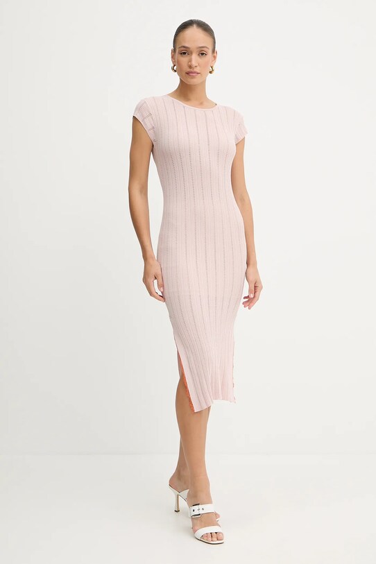 Pinko sukienka casual brązowy 104745.A2FR