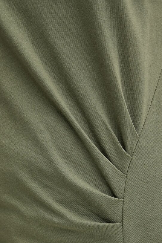 Pinko rochie din bumbac 104614.A2HE verde
