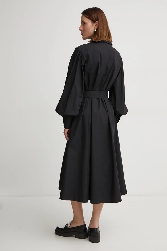 Одежда Хлопковое платье Karl Lagerfeld A1W13018 чёрный