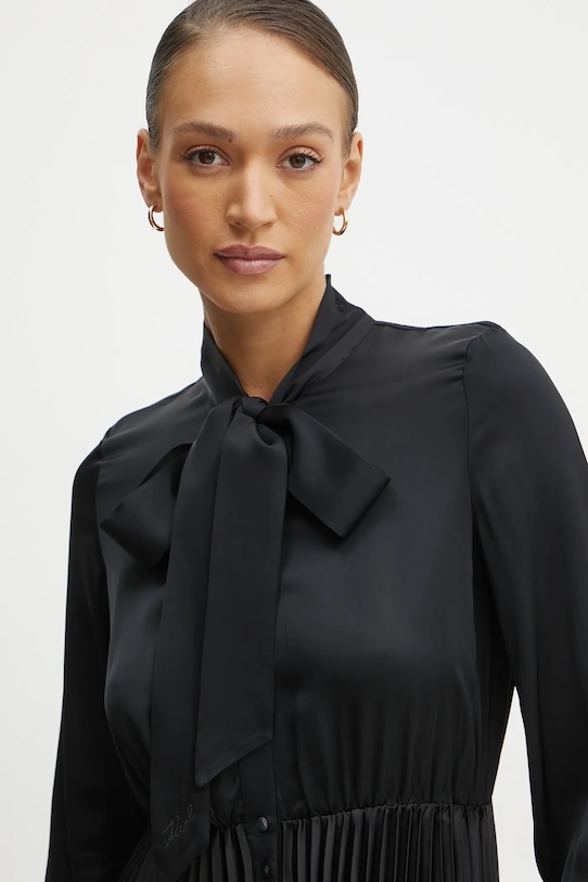 Karl Lagerfeld sukienka czarny A1W13020