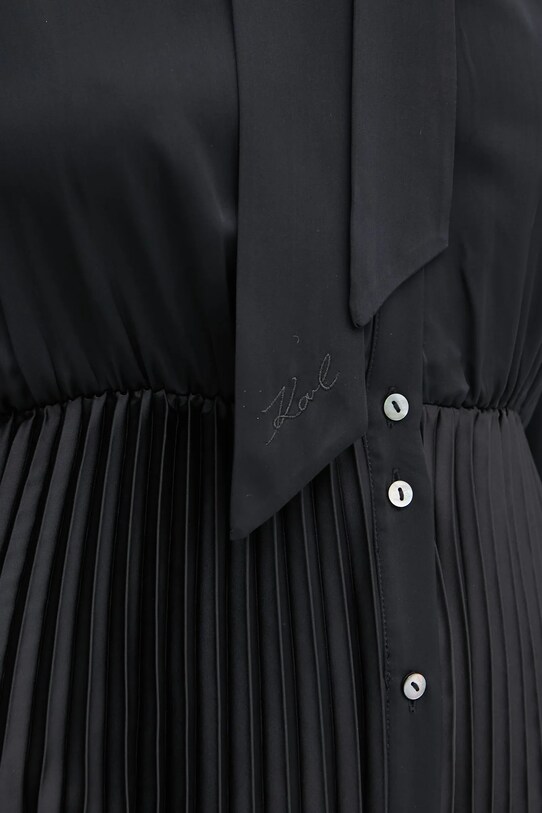Рокля Karl Lagerfeld A1W13020 черен