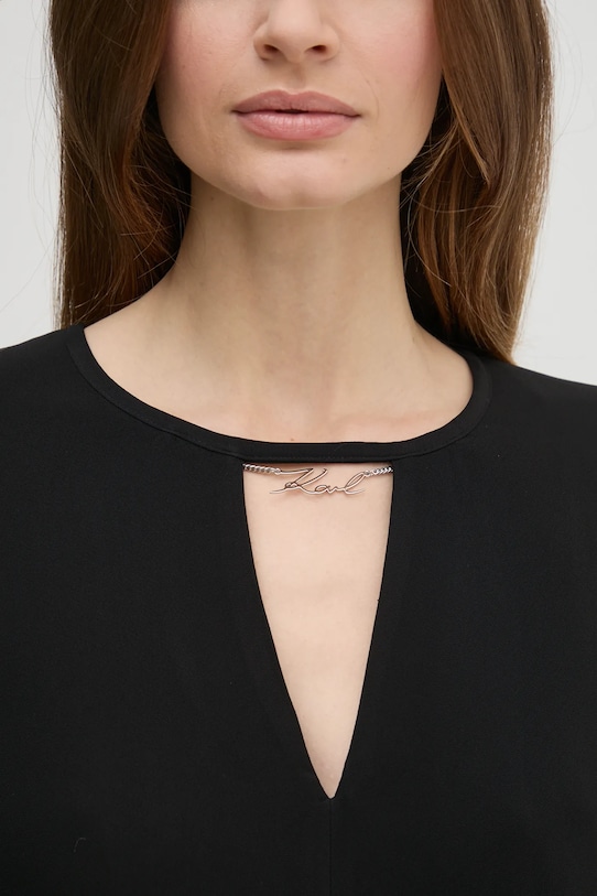 Karl Lagerfeld rochie A1W13022 negru