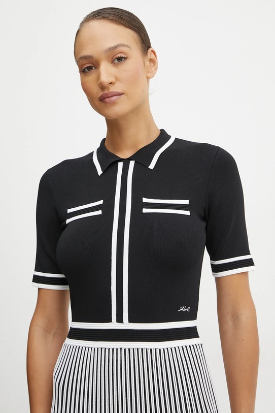 Karl Lagerfeld vestito nero A1W13026