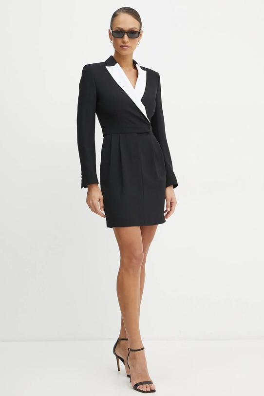 Karl Lagerfeld sukienka A1W13034 czarny SS25