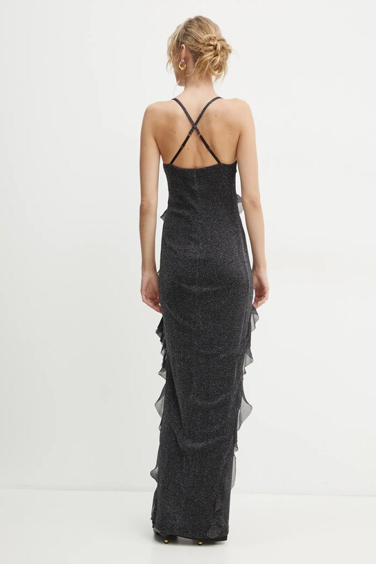 Karl Lagerfeld rochie A1W13043 negru SS25