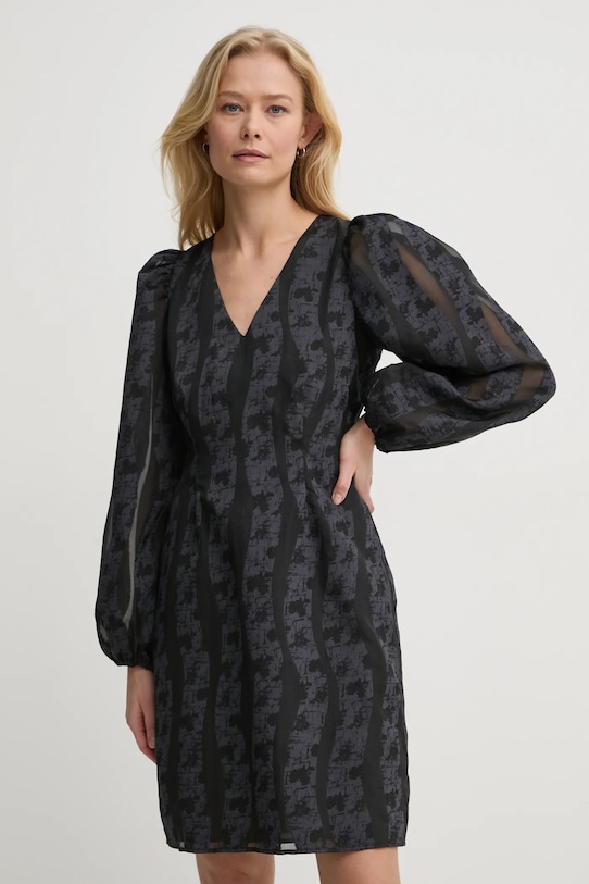 Сукня Samsoe Samsoe SAANAI візерунок темно-синій F24400156