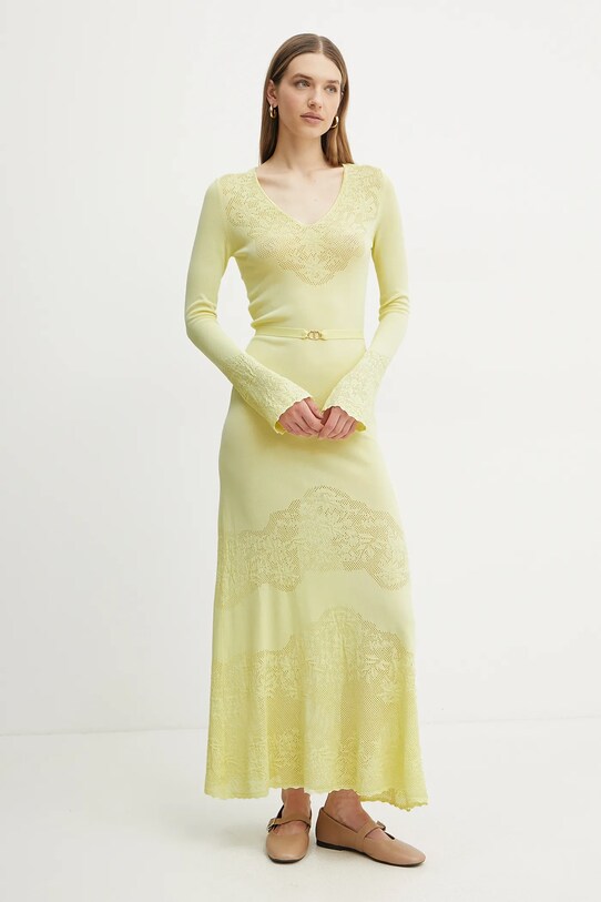 Îmbrăcăminte Twinset rochie 251TP3240 galben