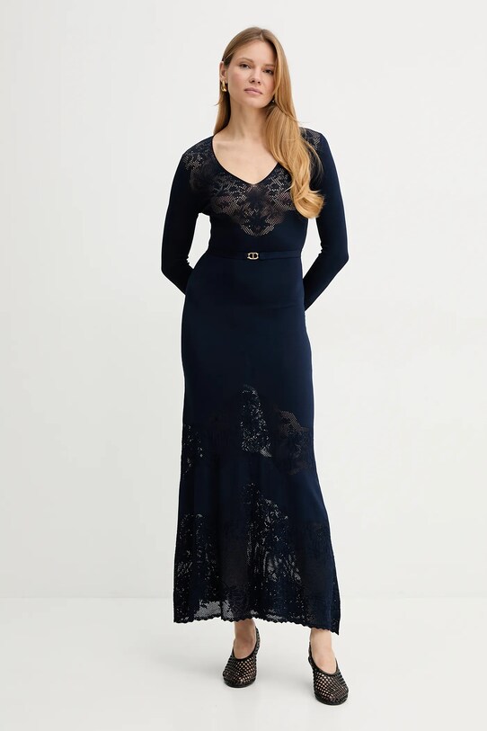 Šaty Twinset 251TP3240 tmavomodrá SS25
