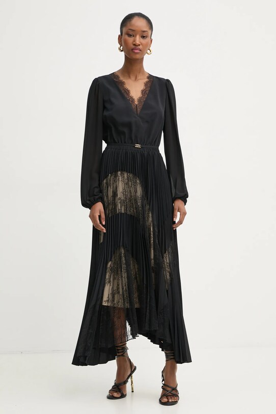 Twinset ruha hosszú fekete 251TP2780