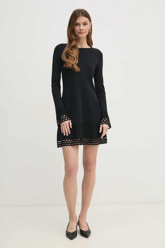 Twinset sukienka 251TP3053 czarny SS25