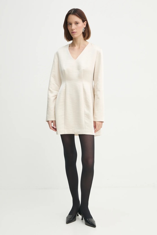 Herskind sukienka Yasmin 5460185 beżowy SS25