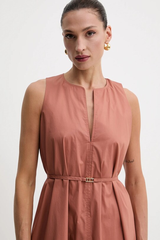 Twinset sukienka pomarańczowy 251TT2221