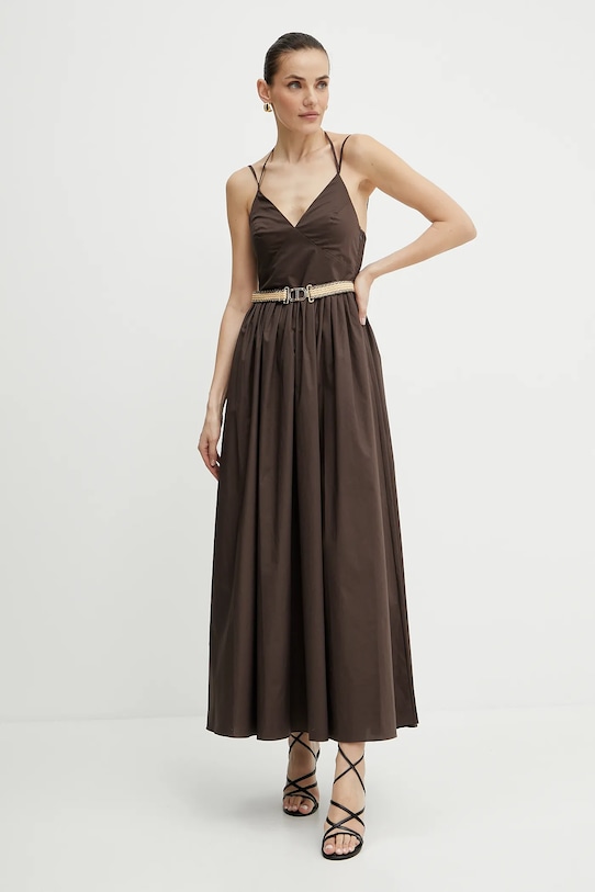 Платье Twinset casual коричневый 251TT2100