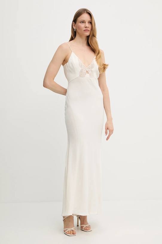 Odzież Twinset sukienka 251TS2013 beżowy