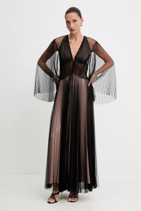 Twinset rochie maxi negru 251TS2141