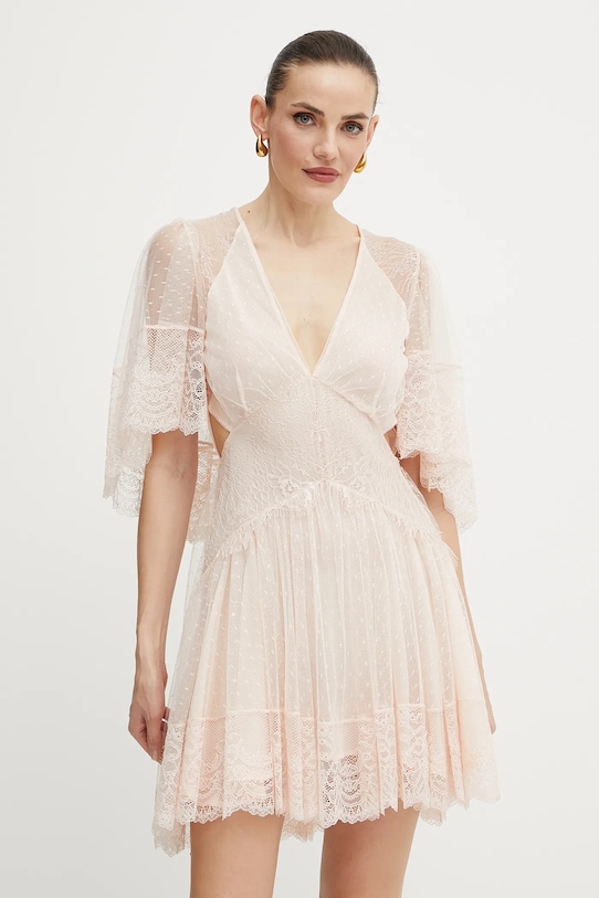 Šaty Twinset krajka oranžová 251TS2093