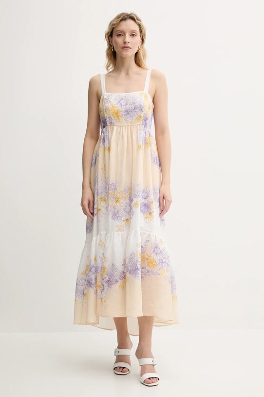 Twinset sukienka casual beżowy 251TT206B