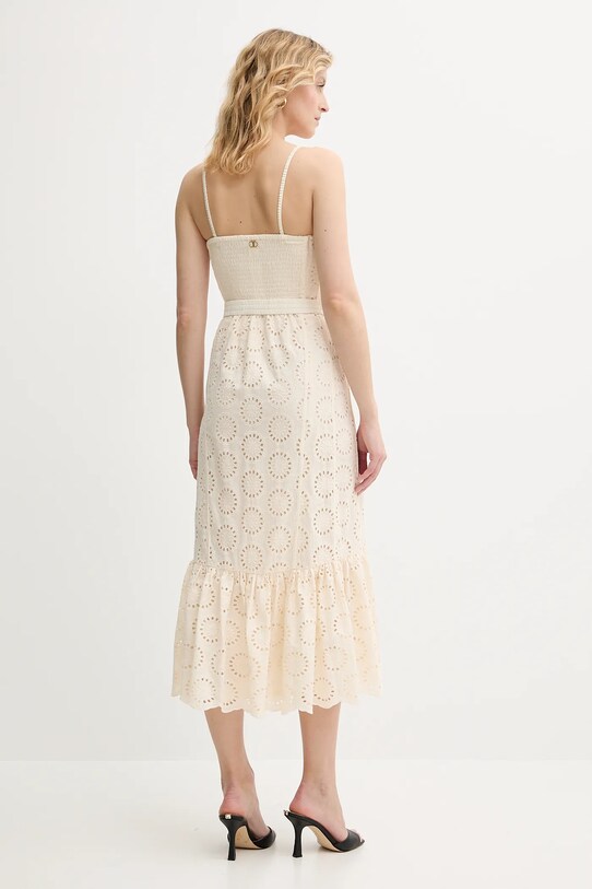 Îmbrăcăminte Twinset rochie din bumbac 251TT2361 bej