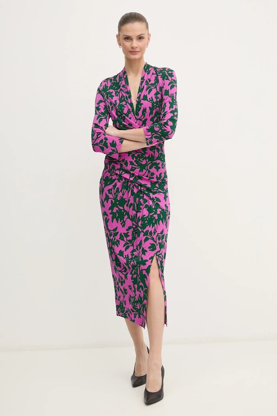 DIANE VON FURSTENBERG rochie DVFDW4S009 roz SS25