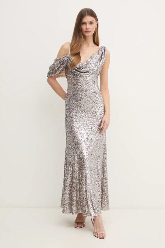 Ρούχα Φόρεμα DIANE VON FURSTENBERG DVFGL4S010 ασημί