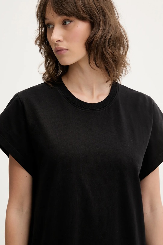 IRO sukienka bawełniana czarny WF33LITONYA