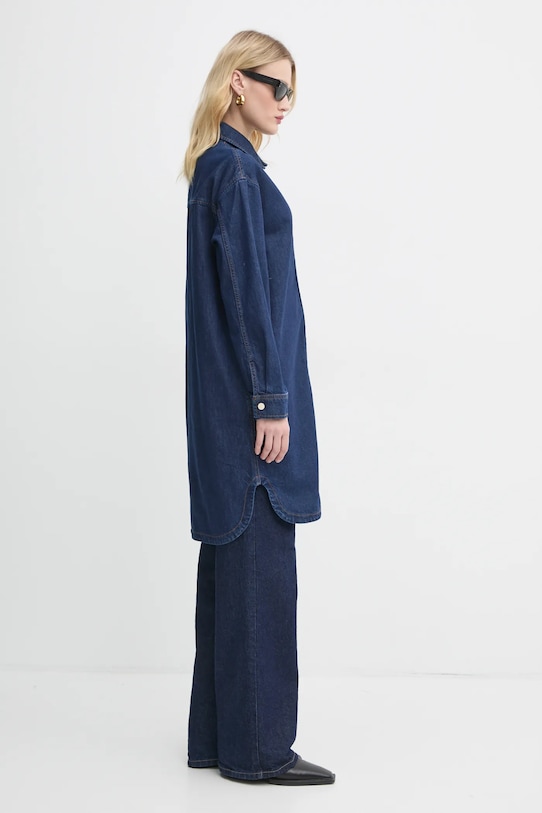 Marc O'Polo rochie din denim 5000006121 bleumarin SS25