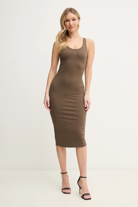 Armani Exchange rochie XW000820.AF13729.NOS verde AA00