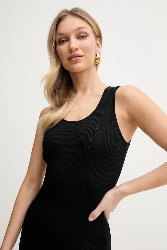 Armani Exchange sukienka czarny XW000576.AF12740