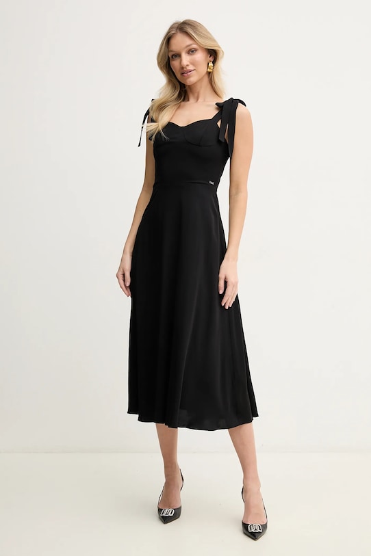 Armani Exchange sukienka casual czarny XW000441.AF12742