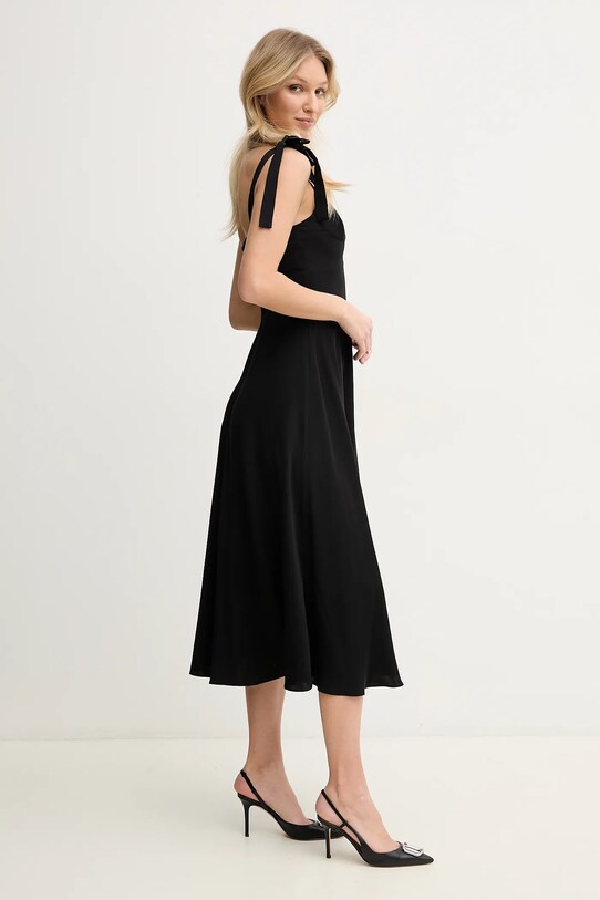 Armani Exchange sukienka XW000441.AF12742 czarny SS25