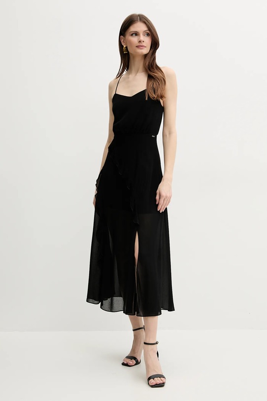 Odzież Armani Exchange sukienka XW000199.AF12741 czarny