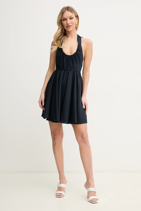 Armani Exchange rochie XW000450.AF12750 bleumarin SS25