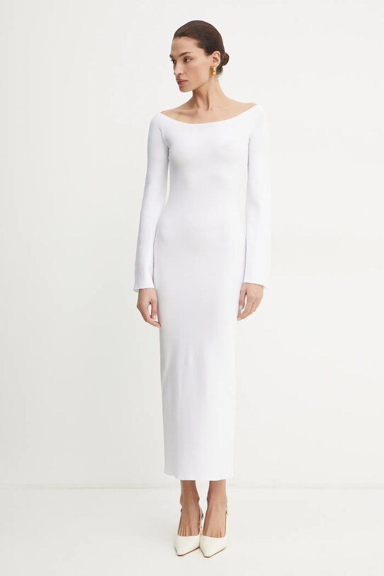 Liviana Conti sukienka F5SG37 biały ZS25