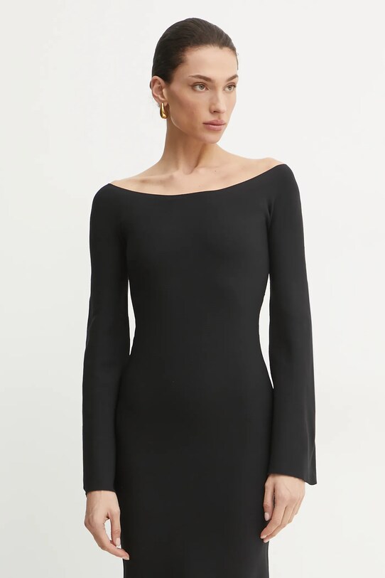 Liviana Conti rochie negru F5SG37