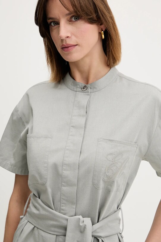 Obleka Emporio Armani siva EW000738.AF12432