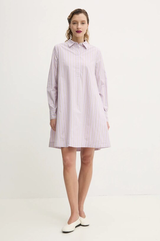 Marc O'Polo vestito in cotone 5000006085 violetto SS25