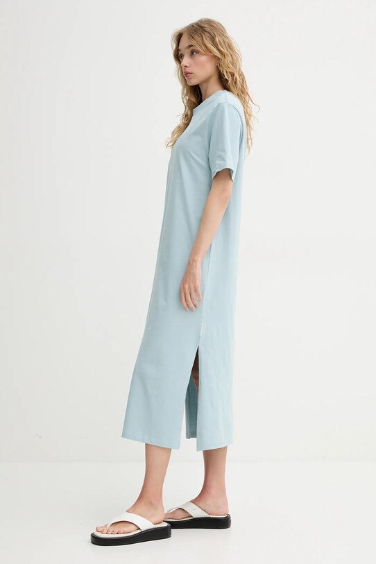Marc O'Polo rochie din bumbac 5000006039 albastru SS25